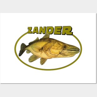 ZANDER FISH Posters and Art